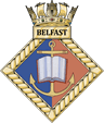 URNU Belfast badge