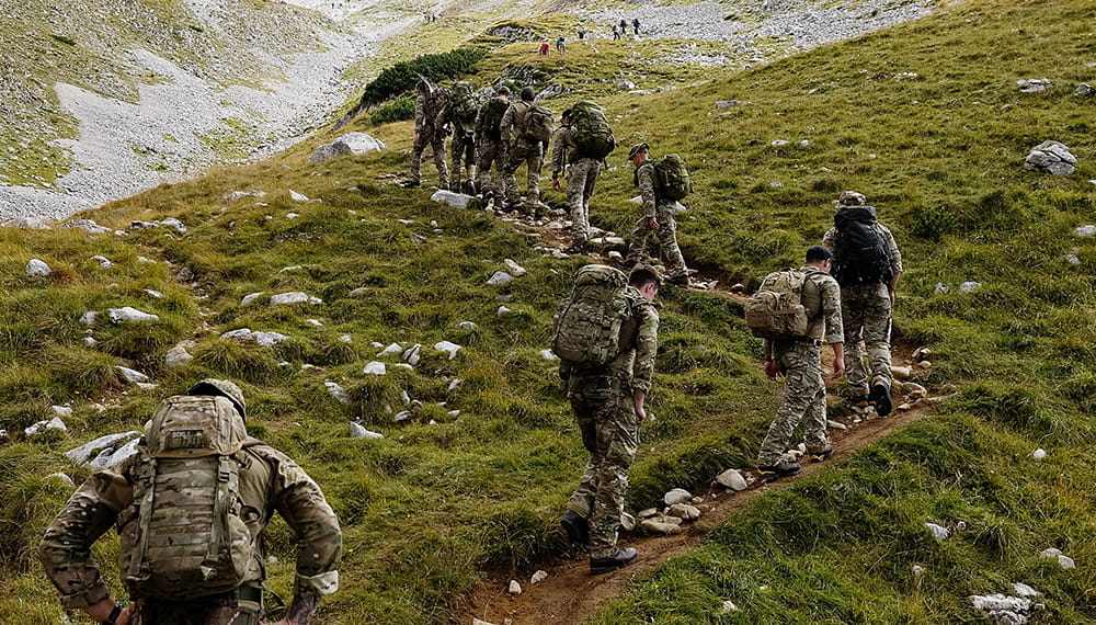 Royal Marines from Yankee Company (Y-Coy) of Arbroath-based 45 Commando have just completed a landmark period of intense Mountain Training in the Northwest region of Slovenia.
