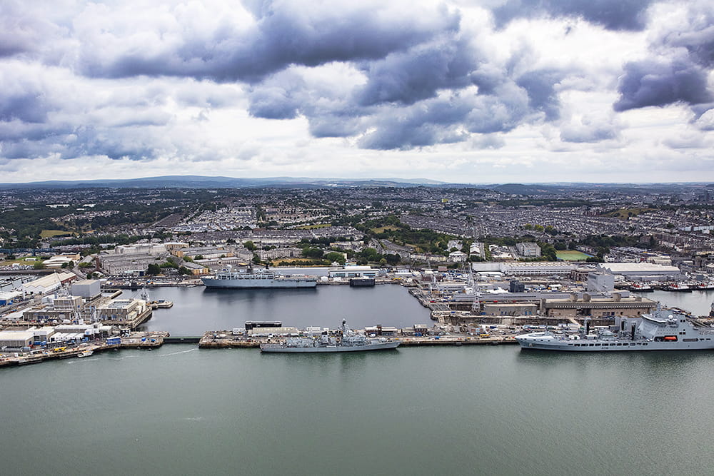 Aerial Imagery of Devonport Dockyard