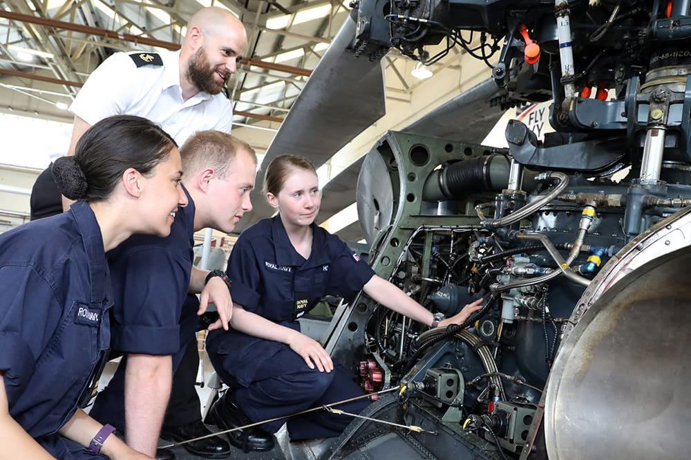 Engineers and Technicians at HMS Sultan