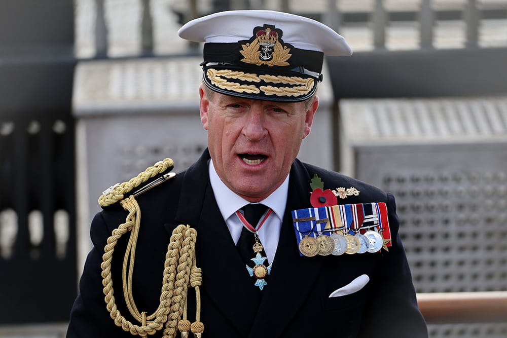 Royal Navy Admiral Sir Ben Key